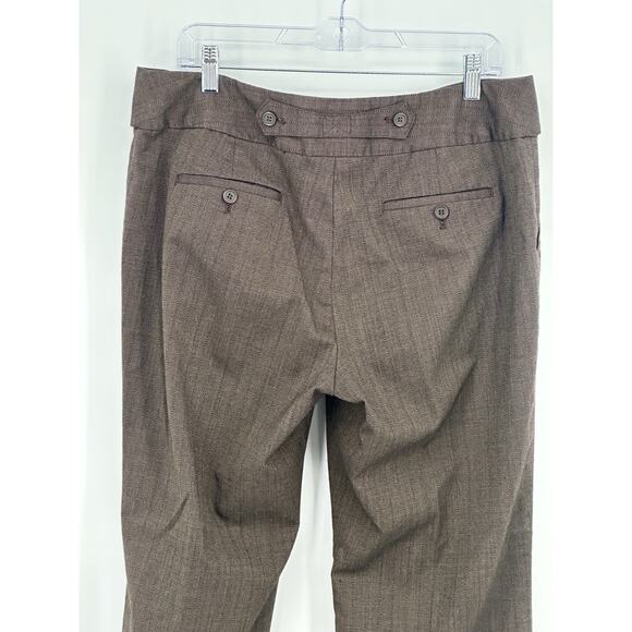 Axcess by Liz Claiborne Women’s Size 14 Brown Stretch Flare Dress Pants Bootcut - Picture 4 of 11